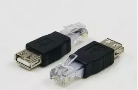 rj45转换头usb母转网线接头