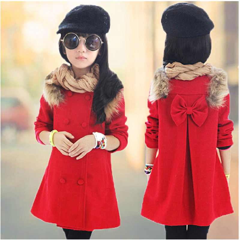 Manteau pour fille en laine - Ref 2162461 Image 1