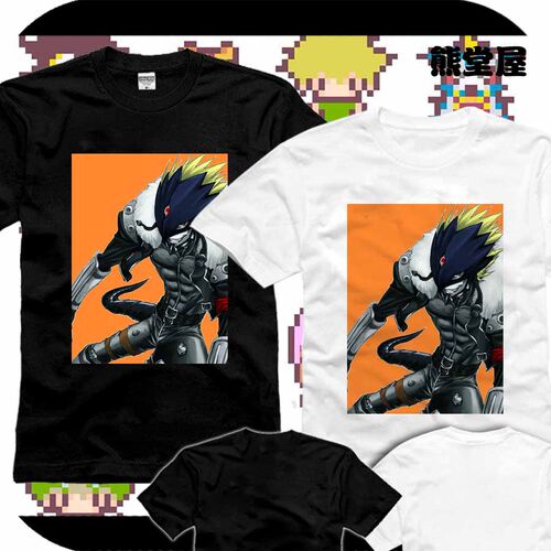 数码宝贝数码暴龙digimon堕天地狱兽动漫周边纯棉衣服T恤短袖