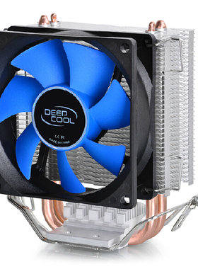 AVC6热管台式机775 1155 2011 1366CPU散热器纯铜超静音风扇