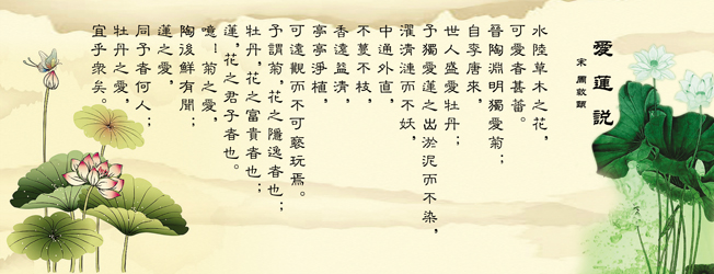 鲜花花朵海报 荷花印象荷塘荷花池荷叶夏季风景装饰画挂画 J1683C