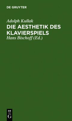 【预售】Die Aesthetik Des Klavierspiels
