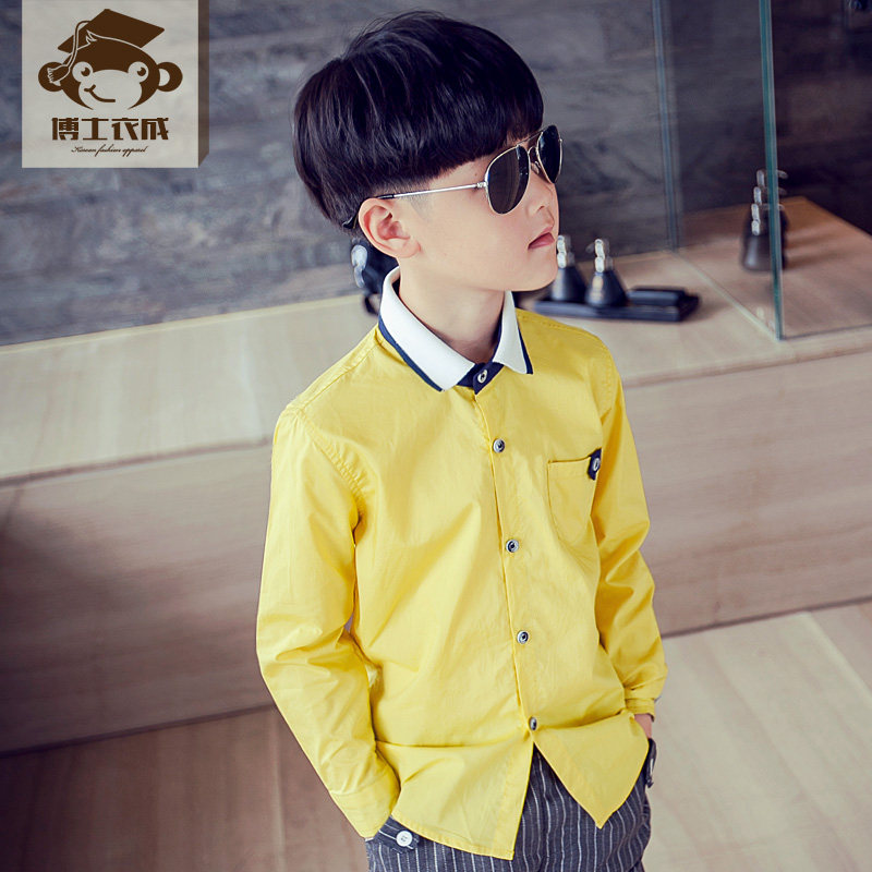 Chemise garcon à manche longue - Ref 2077237 Image 5