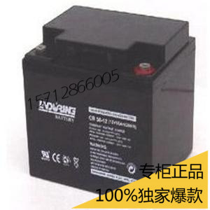 12质保三年 恒力蓄电池12V40AH企业ups消防系统机柜专用CB40 包邮