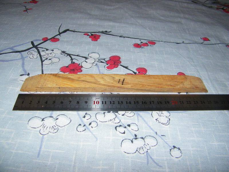 戒尺料海南黄花梨板料刀柄牌子料木样麦穗纹黄金底降香A