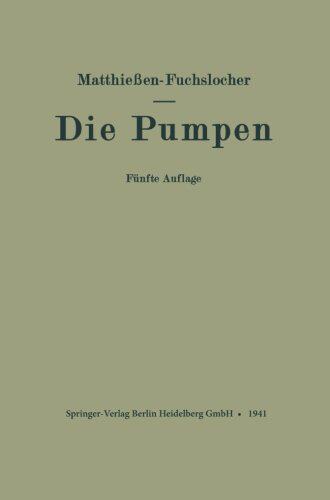 【预订】Die Pumpen: Ein Leitfaden Fur Hohere...