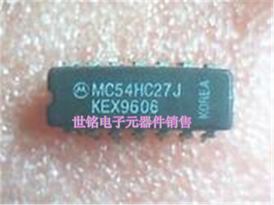 MC54HC27J 实体店现货经营进口元器件IC