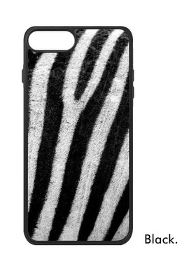 适用于iPhone型皮草毛皮抽象黑白Xr手机壳max保护套678plus硅胶11