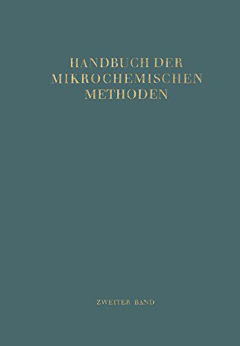 【预订】Handbuch Der Mikrochemischen Methode...