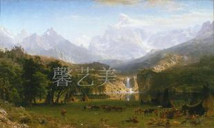 饰仿手绘油画喷绘现代餐厅卧室挂画画芯横风景1334 欧式 客厅壁画装