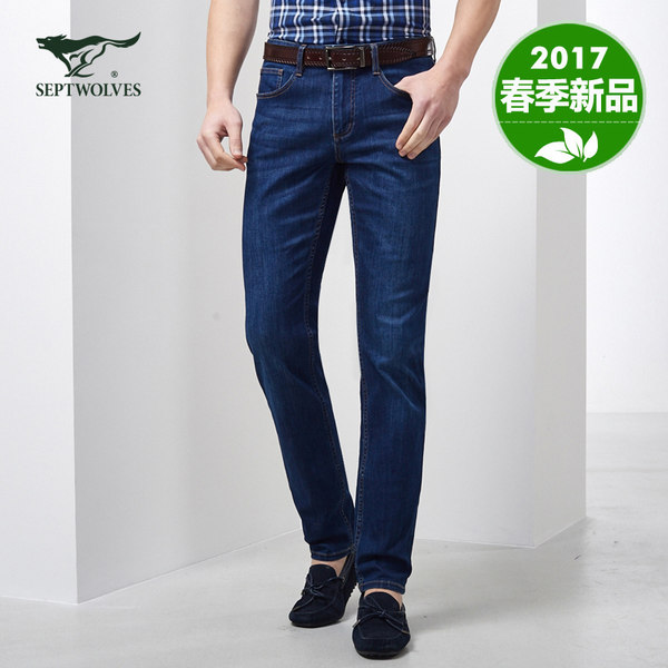 2017年春季款 七匹狼 男士牛仔裤 优惠券折后￥169包邮（¥ 219-50）