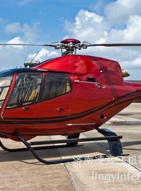 私人飞机 直升机蜂鸟EC120B直升飞机 红色载人飞机民用直升机
