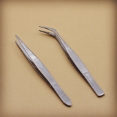 不锈刚直头弯头镊子尖嘴弯嘴手工饰品配件DIY工具不生锈持久耐用