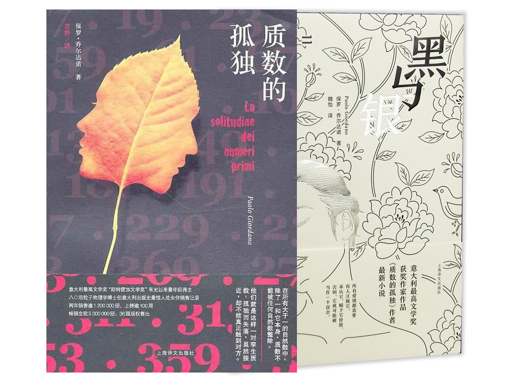 《质数的孤* 》+《黑与银 》套装2册 保罗乔尔达诺作品 小说 上海译文出版社 正版书籍