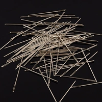 Kim thêu chữ thập 11CT3 sợi thêu 100 bạc trắng trung bình lưới thêu kim cùn kim trắng kim bạc dụng cụ phổ biến - Công cụ & phụ kiện Cross-stitch tranh thêu đồng quê