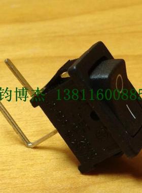 台湾原装正品【JEC 捷笙】船型开关2脚 侧弯黑色翘班开关JS-606