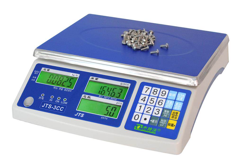 厦门钰恒JTS-CC电子计数桌秤工业秤称螺丝秤计数量3kg6kg15kg30kg