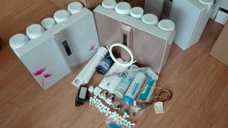 DIY家用RO纯水机 自己动手组装苹果箱式RO净水直饮机 全套配件
