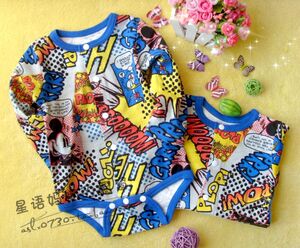 特外贸原单纯棉长袖婴儿三角哈衣爬服宝宝连体衣包屁衣0-2岁2113A