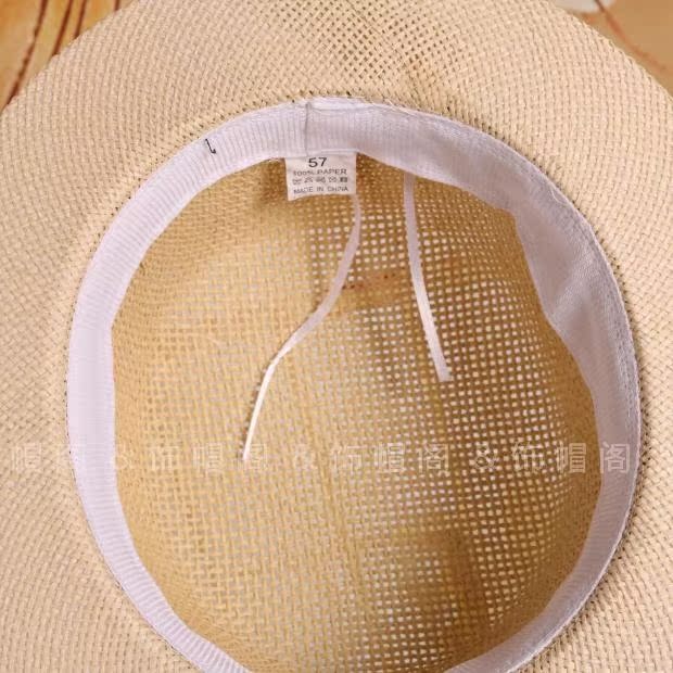 Chapeau pour homme Flat Top en paille - Ref 1925843 Image 5