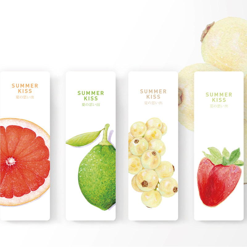Early product/Summer flavour bookmark originality Aesthetic fresh Stationery Sweet Fruit Figure Paper quality bookmark 20 Packed piecesin the Electronic Dictionary/Electronic paper book/Stationery , The paper book , Bookmarks  category - from Buy2taobao.com to provide professional Taobao agent buy service