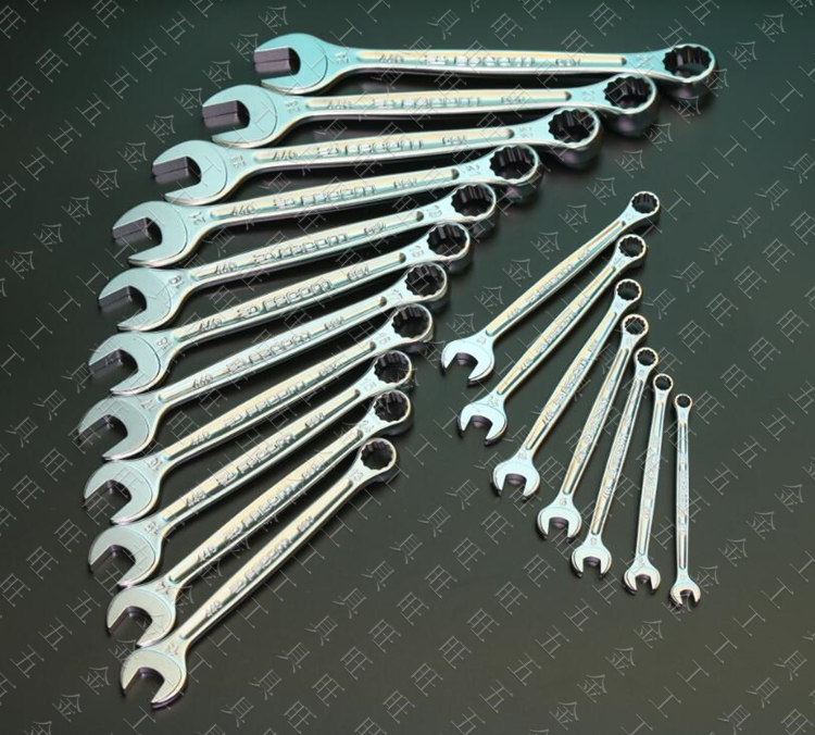 进口法国FACOM工具 18件公制6-24mm套装梅开两用扳手 440.JE18