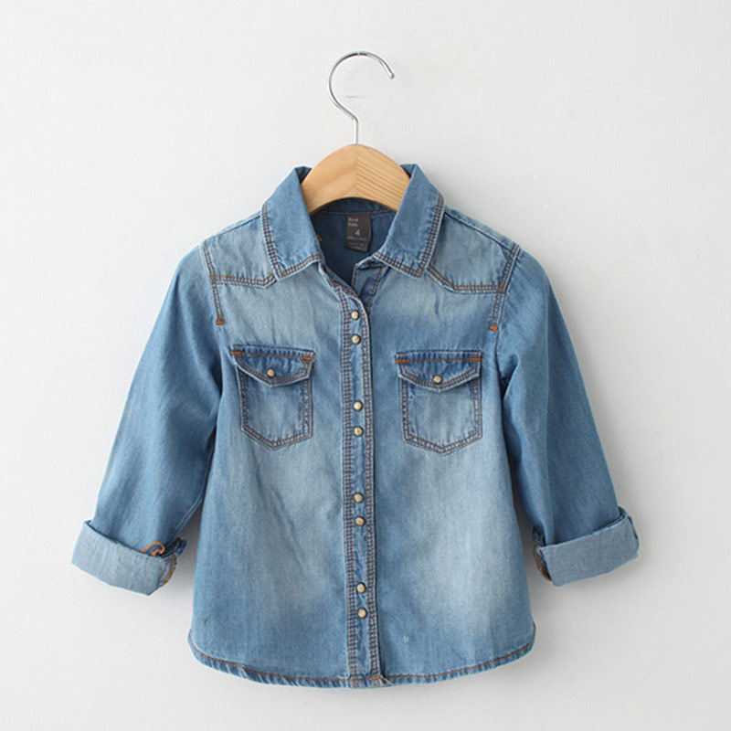 Chemise fille à manche longue - Ref 2088503 Image 1