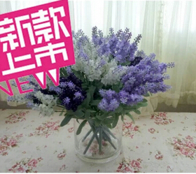 薰衣草客厅装饰花