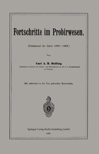 Probirwesen Fortschritte Umfasse... 预订