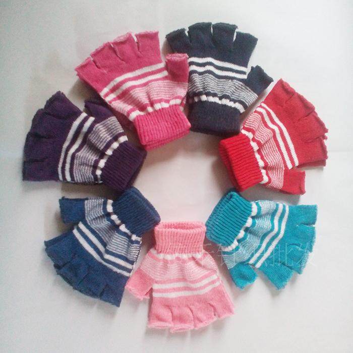 针织手套男女款式条纹半指手套秋冬保暖打电脑露指魔术棉手套批发,服饰配件/皮带/帽子/围巾,手套,淘宝优惠券,粉丝福利购,淘宝优惠卷