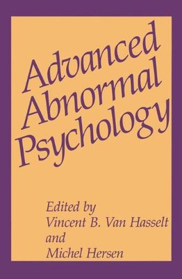 【预售】Advanced Abnormal Psychology