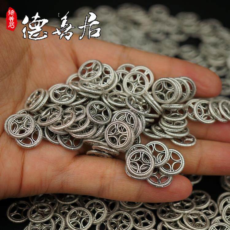 台湾特制手工合金花丝隔片宫廷朝珠十八子手串DIY朝珠配件