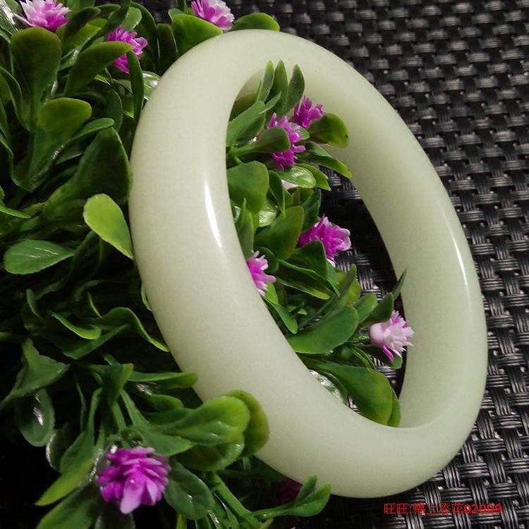 包邮 夜光原石手镯   奇石荧光石 萤石发光玉镯子    夜明珠手镯