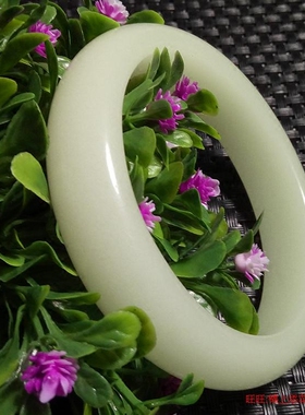 奇石发光夜明珠玉镯子包邮