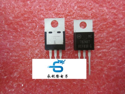 7824BT 7824 MC7824BT ON TO-220 全新进口原装 三端稳压器 特价