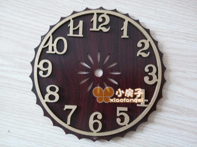 钟面田园风数字布谷鸟钟
