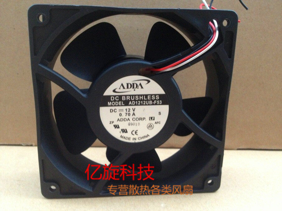 AD1212UB-F51原装协喜ADDA 12038 DC12V 0.70A轴流大风压散热风扇