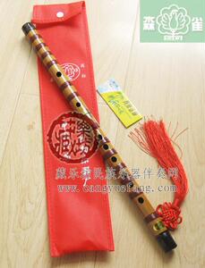 送笛子伴奏曲笛膜 正品森雀笛子白竹扎线插口苦竹笛ABCDEFG调