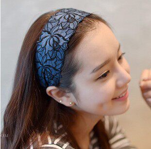 the republic of korea Embroidery rose decorative pattern Lace Broadside Hair hoop Head hoop adult Card issuance Headdress Hairdressing Hairpin Flower Jewelryin the Accessories/Fashion Jewelry, Hair Accessories  category - from Buy2taobao.com to provide professional Taobao agent buy service