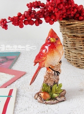 田园风美式乡村森林系装饰摆件