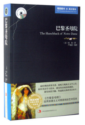 巴黎圣母院 正版中英文对照书籍小说 英文原版+中文版 英汉对照 中英双语读物 双语双译 英语大书虫世界文学名著原版书籍正版