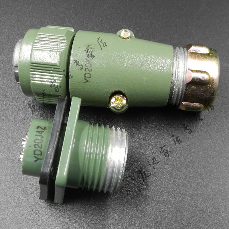 YD20-4芯防水航空插头插座YD20K4TP圆形连接器HAOGNCN