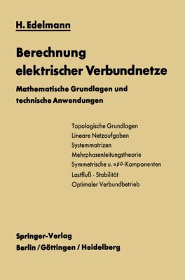 【预订】Berechnung Elektrischer Verbundnetze...