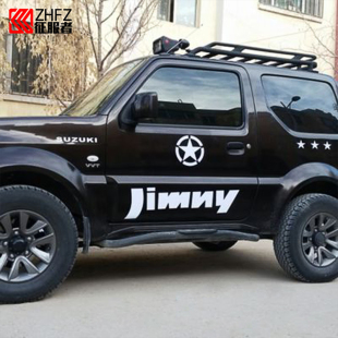 车门星星贴纸 JIMNY 拉花 车身改装 饰贴 装 越野全车贴 吉姆尼