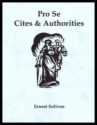 【预售】Pro Se Cites & Authorities