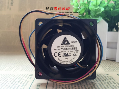 全新台达6CM 6038 48V 0.41A THB0648BE 4线服务器风扇双轴承