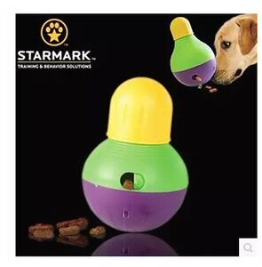 星记漏食球不倒翁 狗狗玩具金毛泰迪益智玩具 耐咬抗焦虑宠物玩具