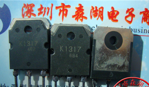 2SK1317 K1317 场效应管 2.5A1500V NPN道 TO-3P 原装正品供应
