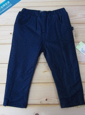 【4折】阳光鼠童装秋冬女童春秋加绒打底裤圆点夹层长裤80/90码