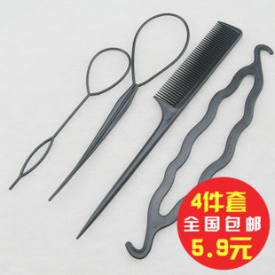 梳子盘发器套装 新品套装 魔力盘发器四件套包邮